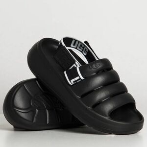 UGG Sport Yeah Black Sandal BNWT
